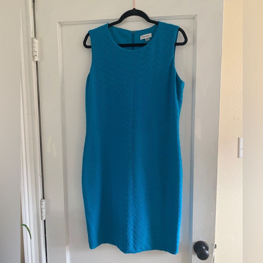 Calvin Klein Teal Dress